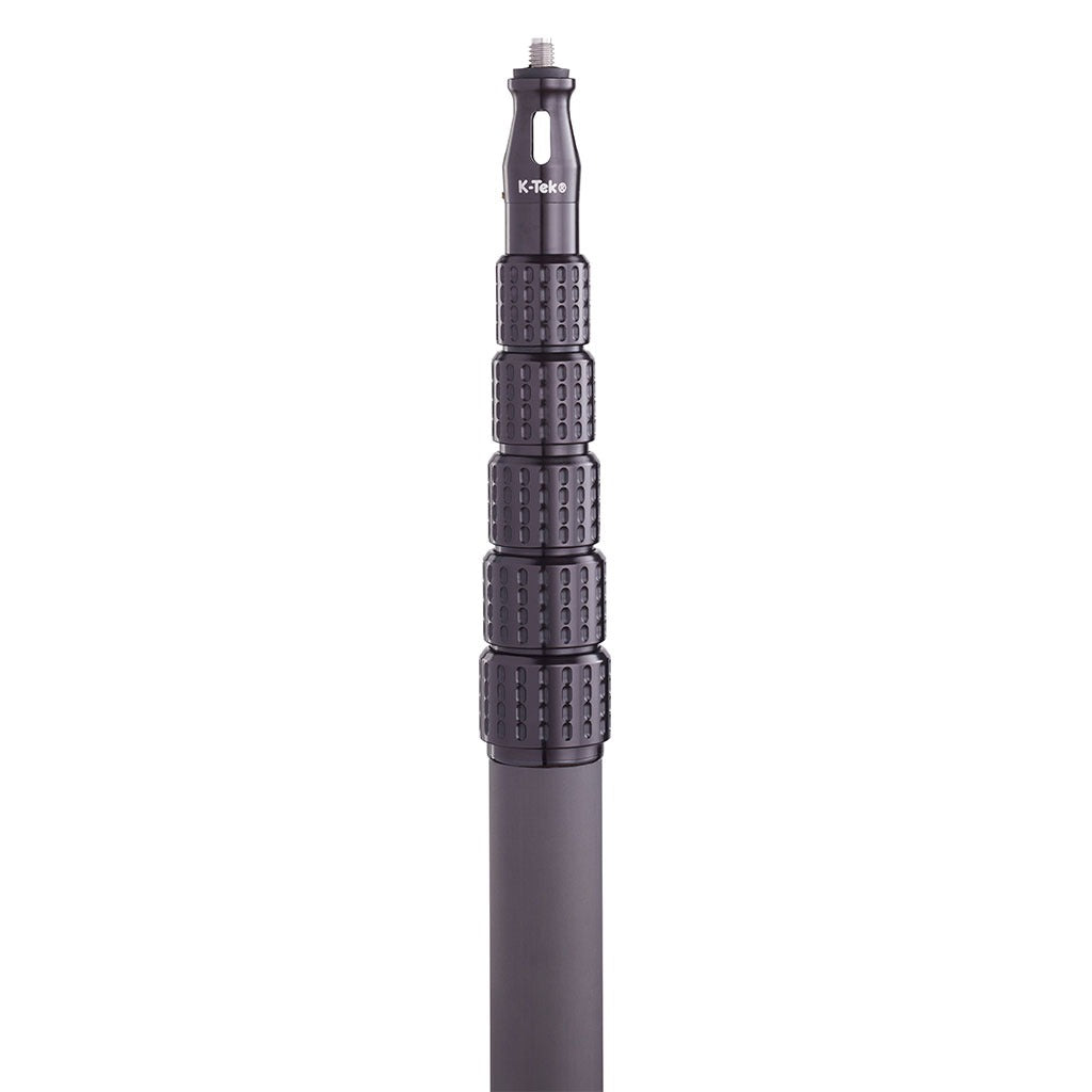 K-Tek KP12 | Mighty Boom 12′, Graphite, 6 section, un-cabled, Boompole