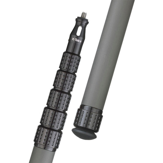 K-Tek KP20 | Mighty Boom 20′, Graphite, 6 section, un-cabled, Boompole