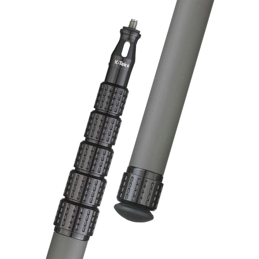 K-Tek KP9 | Mighty Boom Pole 9′ Graphite 6 section uncabled Boompole