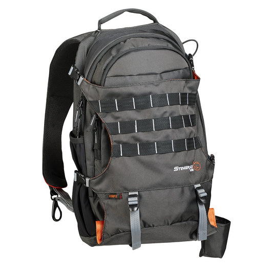 K-Tek KSBPX | Stingray BackPack X with integrated harness (orange, black)
