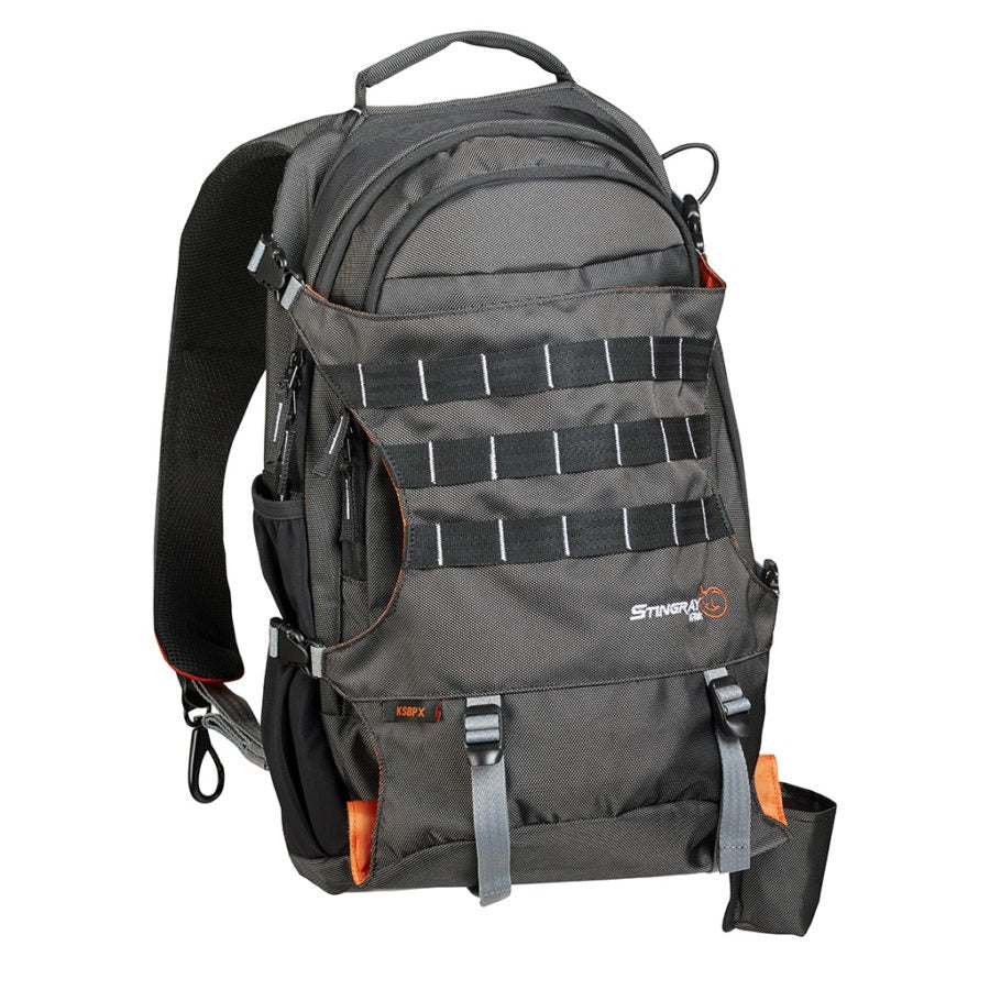 K-Tek KSBPX | Stingray BackPack X with integrated harness (orange, black)