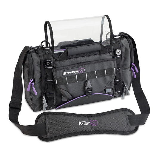K-Tek KSTGJRXP | Stingray Junior X Purple Audio Mixer Recorder Bag X-Series