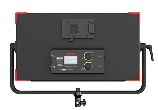SWIT PL-S150D | 150W super-bright Soft Panel LED Light, 5500Lux, V-Mount, DMX, also ideal for 4K shooting, SWIT Free Design for Lighting Studios