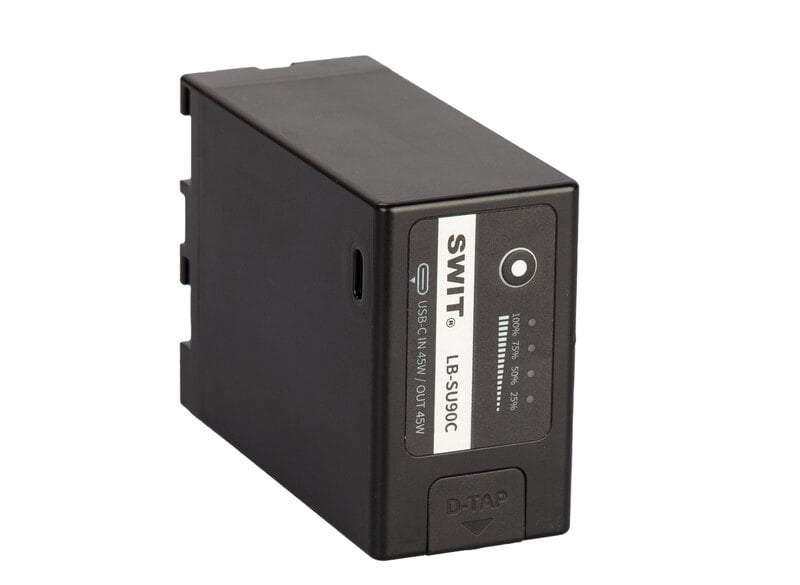 SWIT LB-SU90C | 90Wh BP-U-type DV battery with USB-C and D-tap