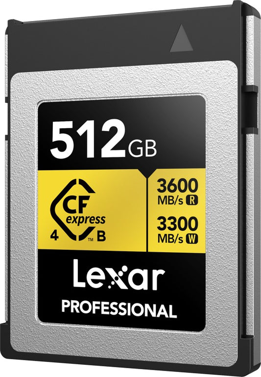 Lexar CFexpress 4.0 Pro Gold R3600/W3300 512GB