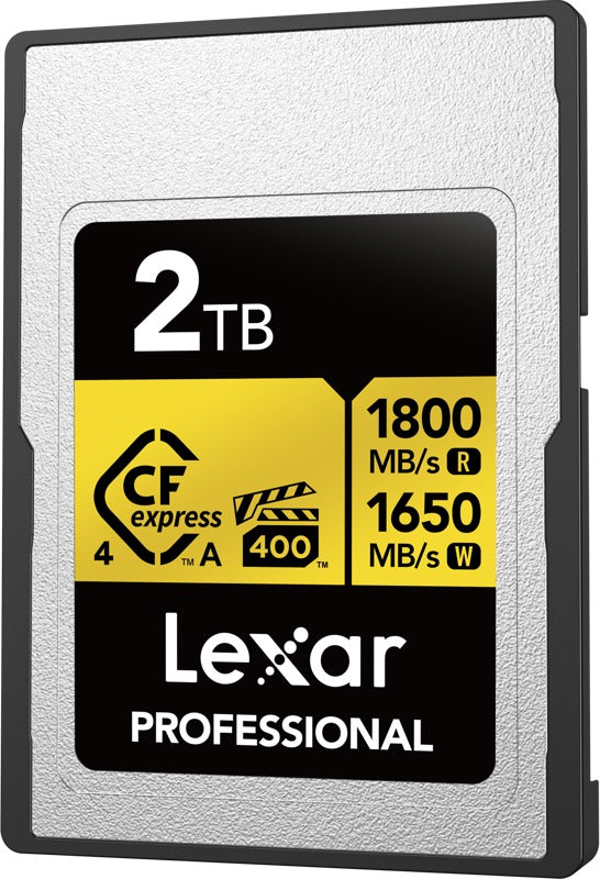 Lexar CFexpress 4.0 Pro Gold, VPG400/IP68, R1800/W1650/SW1400 (Type A) 2TB
