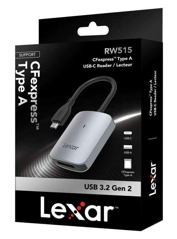 Lexar Cardreader CFexpress Type A (LRW515U) USB 3.2 Gen 2 / USB-C Reader