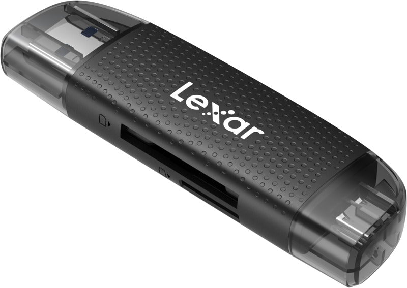 Lexar Cardreader Dual Slot USB-A/C (LRW310X) Supports microSD and SD cards (USB 3.1)