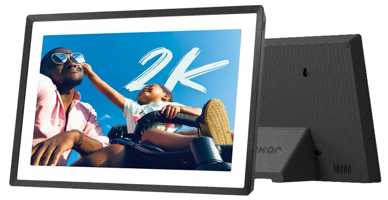 Lexar I Pexar Digital Picture Frame I 11-inch, 2K WiFi Enabled (Black) built-in 32GB
