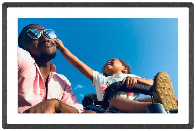 Lexar I Pexar Digital Picture Frame I 11-inch, 2K WiFi Enabled (Black) built-in 32GB