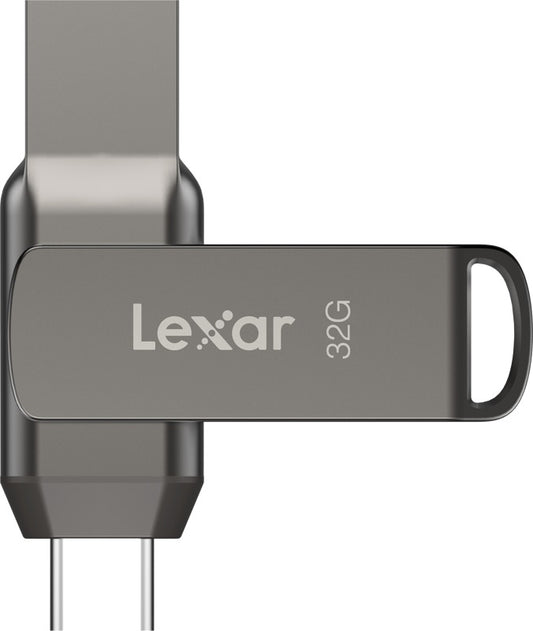 Lexar JumpDrive Dual Drive D400 Type-C/Type-C & Type-A, up to 100MB/s read (USB 3.1) 32GB