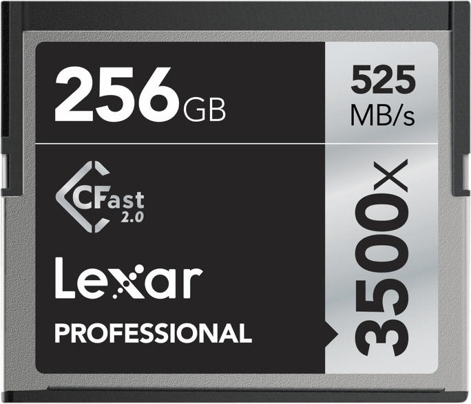 Lexar Pro 3500X Cfast (VPG-130) R525/W445 256GB