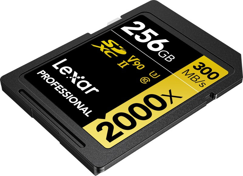 Lexar SDXC Pro 2000X UHS-II U3 R300/W260 (V90) 256GB