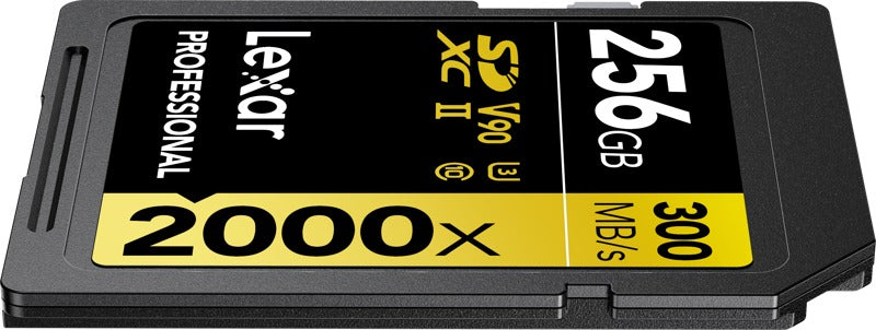 Lexar SDXC Pro 2000X UHS-II U3 R300/W260 (V90) 256GB