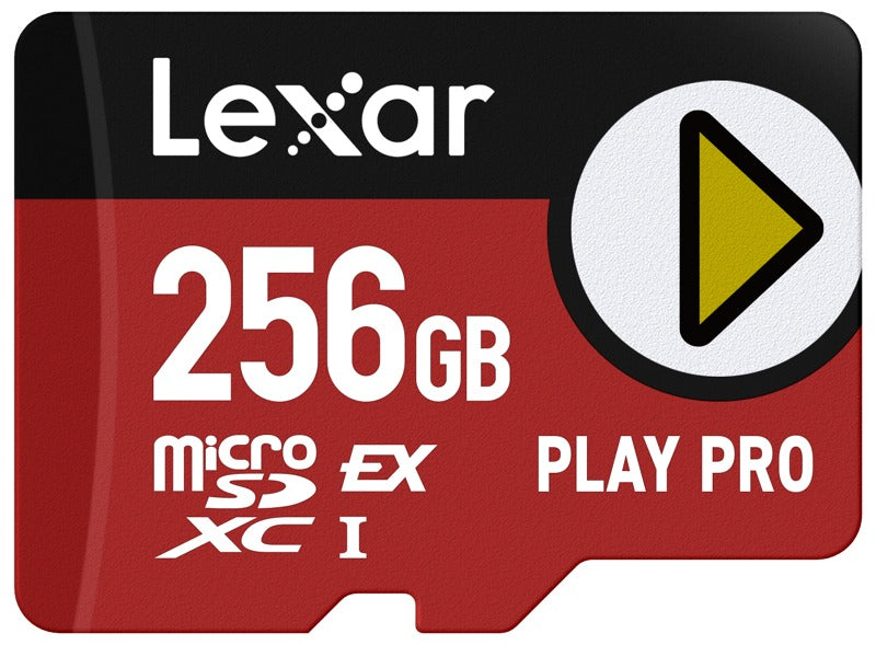 Lexar microSDXC Express PLAY Pro Express 7.1, R900/W600 C10 U3 UHS-I (V30) 256GB