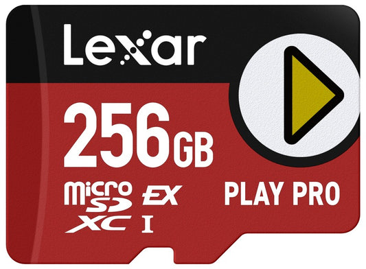 Lexar microSDXC Express PLAY Pro Express 7.1, R900/W600 C10 U3 UHS-I (V30) 256GB