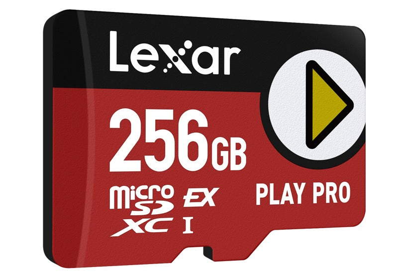 Lexar microSDXC Express PLAY Pro Express 7.1, R900/W600 C10 U3 UHS-I (V30) 256GB