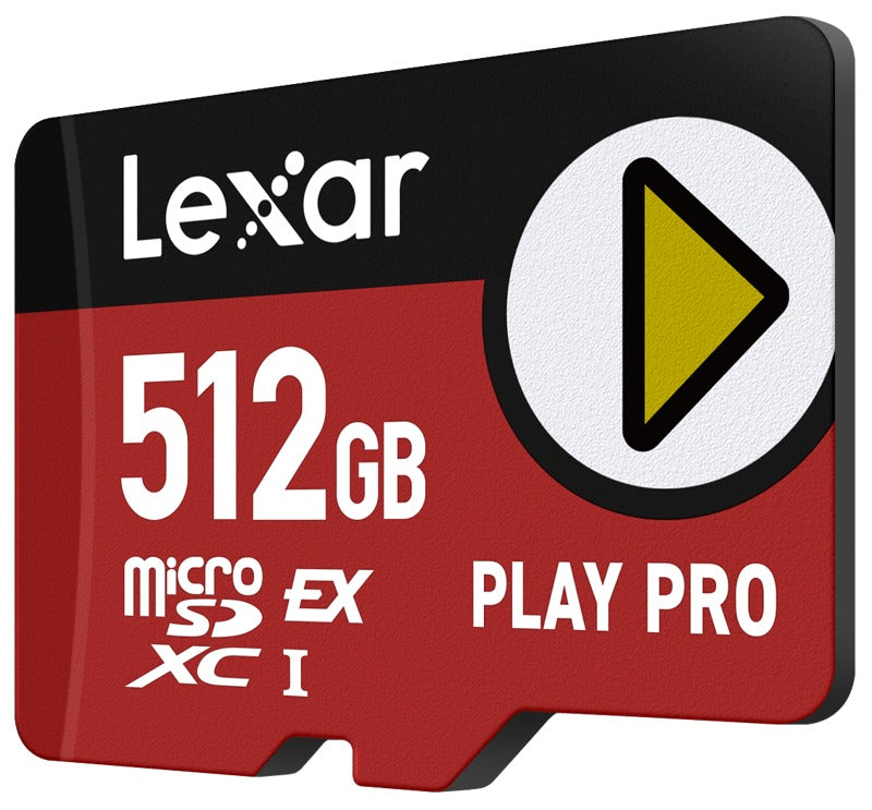 Lexar microSDXC Express PLAY Pro Express 7.1, R900/W600 C10 U3 UHS-I (V30) 512GB