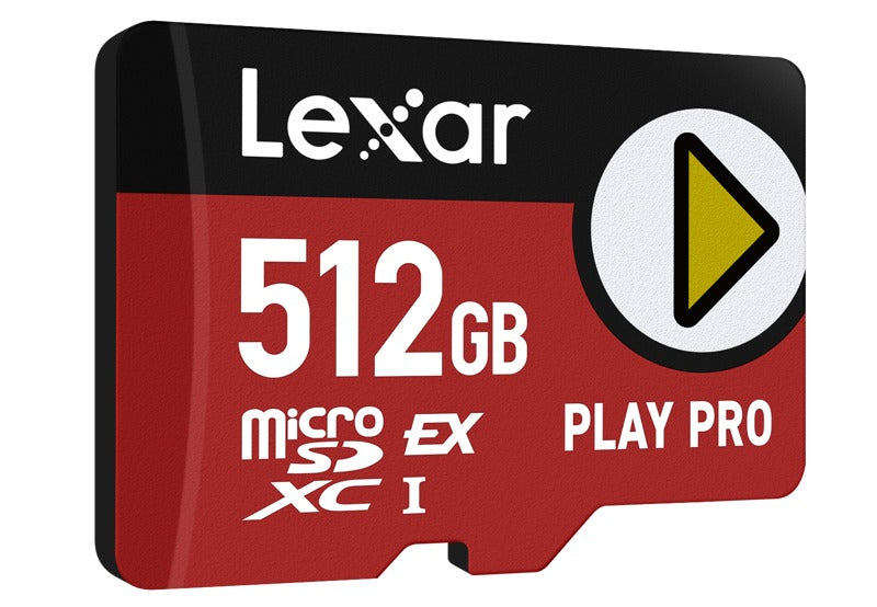 Lexar microSDXC Express PLAY Pro Express 7.1, R900/W600 C10 U3 UHS-I (V30) 512GB