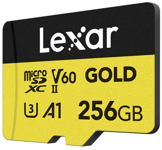Lexar microSDXC GOLD UHS-II/C10/A1/U3 R280/W180 (V60) 256GB