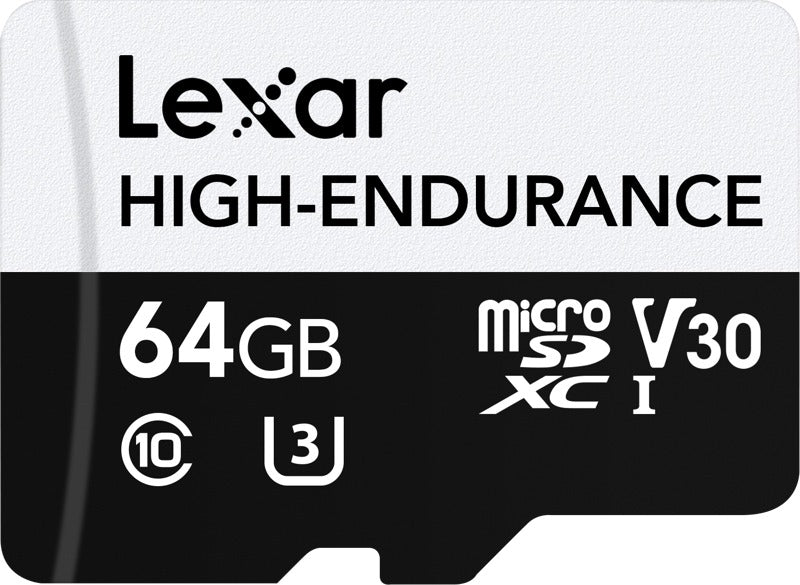 Lexar microSDXC High-Endurance UHS-I/U3/10 R100/W35 (V30) 64GB