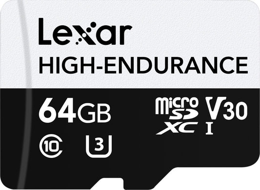 Lexar microSDXC High-Endurance UHS-I/U3/10 R100/W35 (V30) 64GB