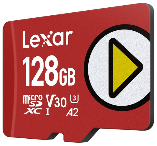 Lexar microSDXC PLAY UHS-I/A2/U3 R205/W140 (V30) 128GB