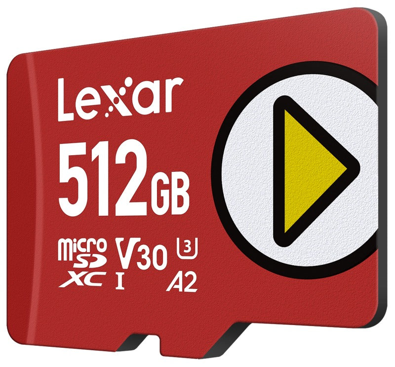 Lexar microSDXC PLAY UHS-I/A2/U3 R205/W140 (V30) 512GB