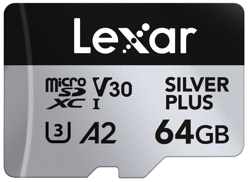 Lexar microSDXC Silver Plus 1066x UHS-I/U3/A2/4K R205/W100 (V30) 64GB
