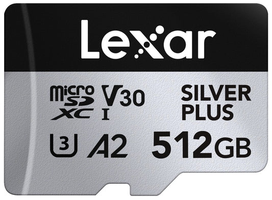 Lexar microSDXC Silver Plus 1066x UHS-I/U3/A2/4K R205/W150 (V30) 512GB