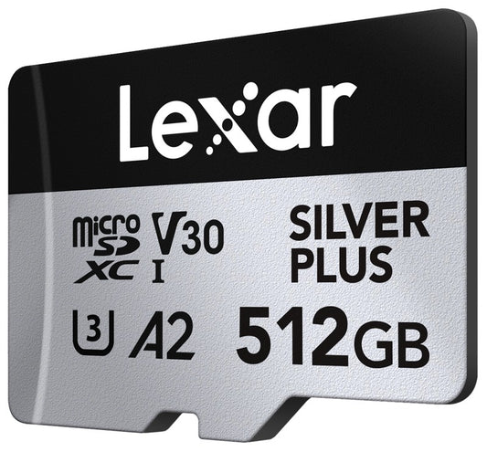 Lexar microSDXC Silver Plus 1066x UHS-I/U3/A2/4K R205/W150 (V30) 512GB