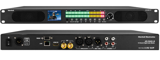 Marshall AR-DM51-B, 16 Channel Digital Audio Monitor with built-in live video preview screen