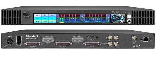 Marshall AR-DM61-BT, 1RU Multi-Channel Digital Audio Monitor