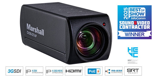 Marshall CV355-27X-IP HD60 27x with IP (HEVC) and 3GSDI