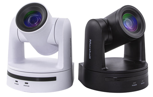 Marshall CV605-U3W - HD PTZ Camera with 3mm-15mm 5x Zoom Lens – USB3.0, HDMI & IP Outputs (White)