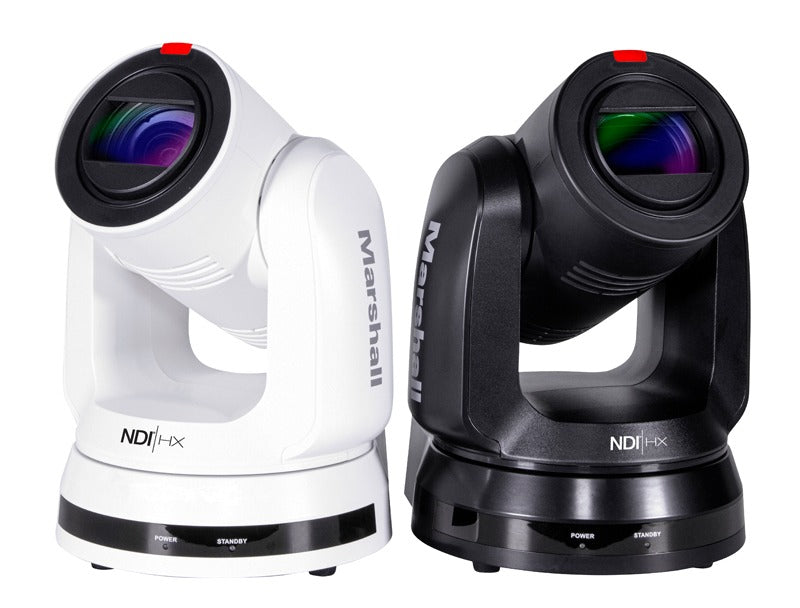Marshall CV730-NDIW - 4K (UHD60) NDI PTZ Camera with 6.5mm-202mm 30x Zoom Lens – 12G-SDI, HDMI & NDI|HX Outputs (White) [Limited Quantaties]