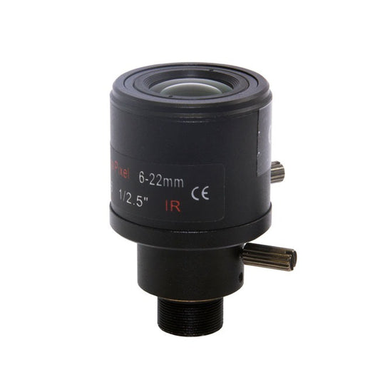 Marshall CV-0622-5MP - 6-22mm F1.6 5MP M12 Mount Varifocal Lens (AOV approx. 46