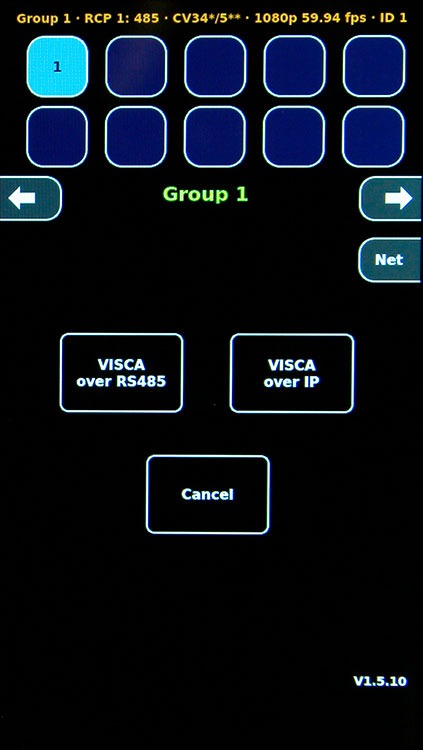 Marshall RCP-PLUS, Touch-Screen RCP Multi Camera Control