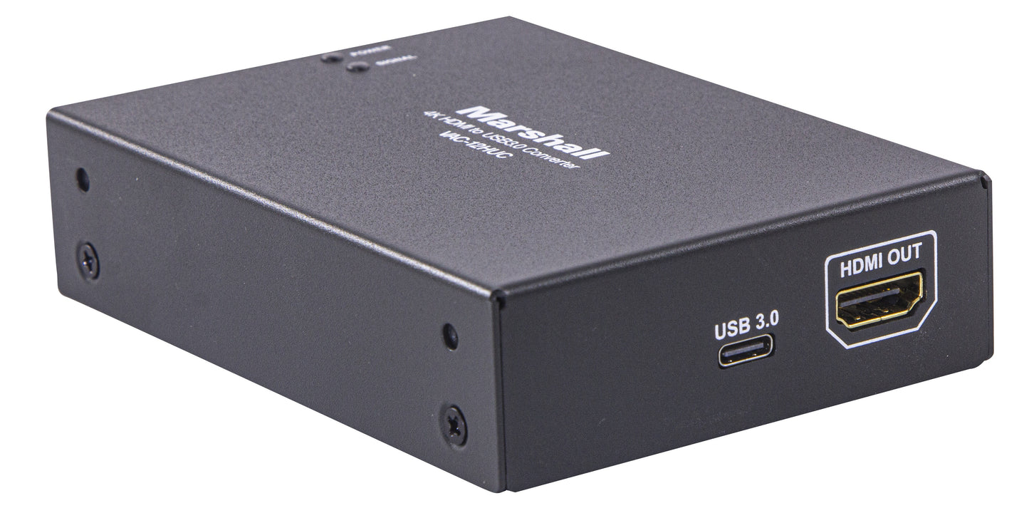 Marshall VAC-12HUC - HDMI Video / Audio to USB-C (USB3.0/2.0) Adapter