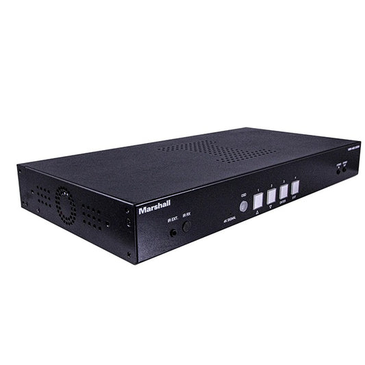 Marshall VMV-402-3GSH - 4-Input 3G-SDI Multi-Viewer Switcher with 3G-SDI/HDMI  Program Output (RS-232 Remote Control)  [Coming Jul 2024]