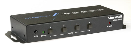 Marshall VSW-2000 - 4-Input 3G-SDI Switcher with 3G-SDI Program Output (RS-232 Remote Control)