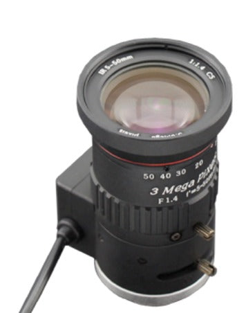 Marshall VS-M550-5 - 5-50mm F1.4 3MP CS Mount Auto-Iris Zoom Lens (AOV approx. 56-6°)