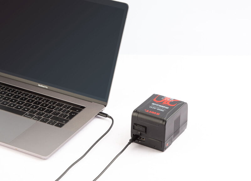 SWIT Mino-S210 | USB-C, tiny size with 210Wh pocket mini battery, USB-A/USB-C/D-tap, V-Mount, also ideal for long term use or high power draw lights