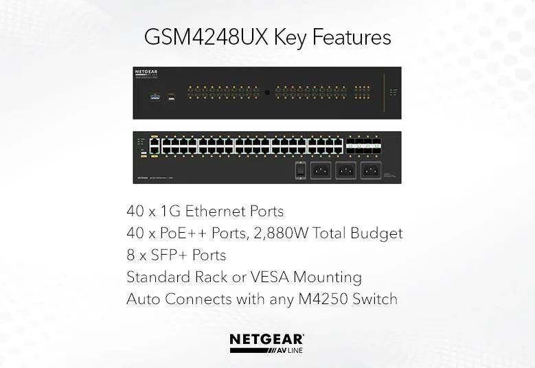 NETGEAR AV Line M4250-40G8XF-PoE+ 03