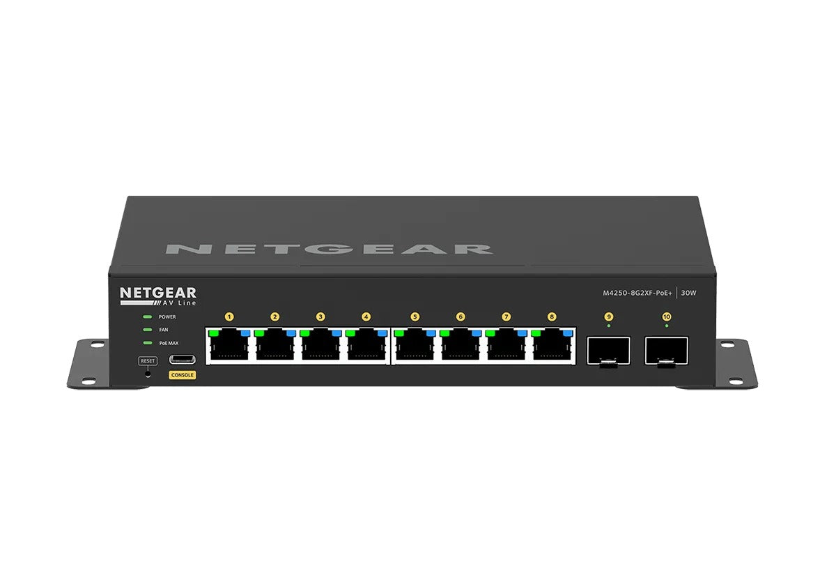NETGEAR AV Line M4250-8G2XF-PoE+ 02