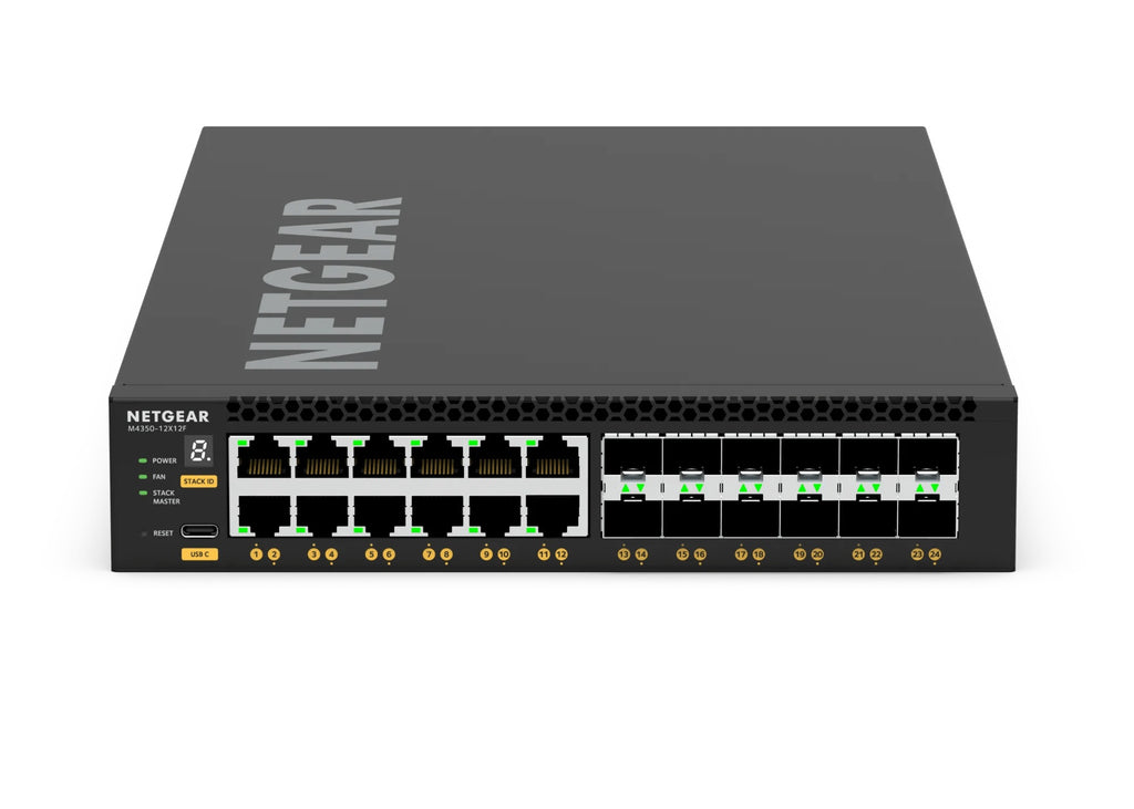 NETGEAR AV Managed Switch M4350-12X12F 02