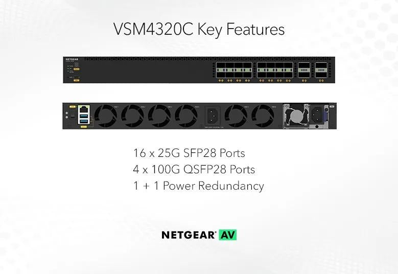 NETGEAR AV Managed Switch M4350-16V4C 03