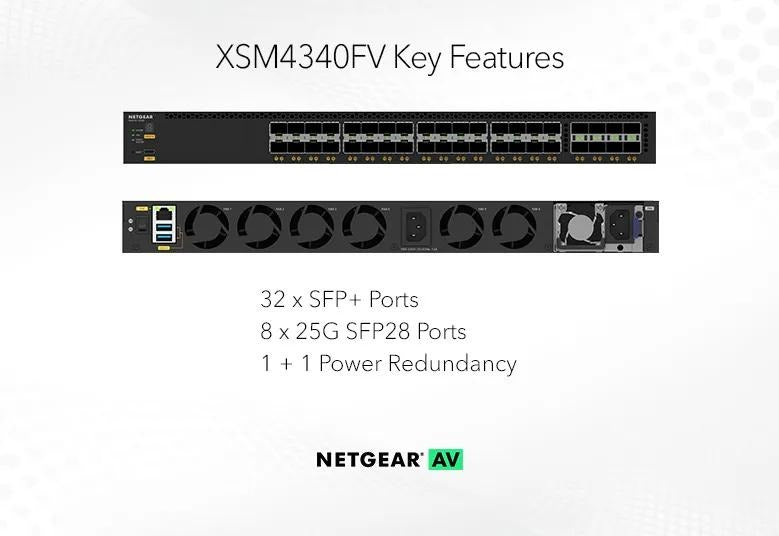 NETGEAR AV Managed Switch M4350-32F8V 03