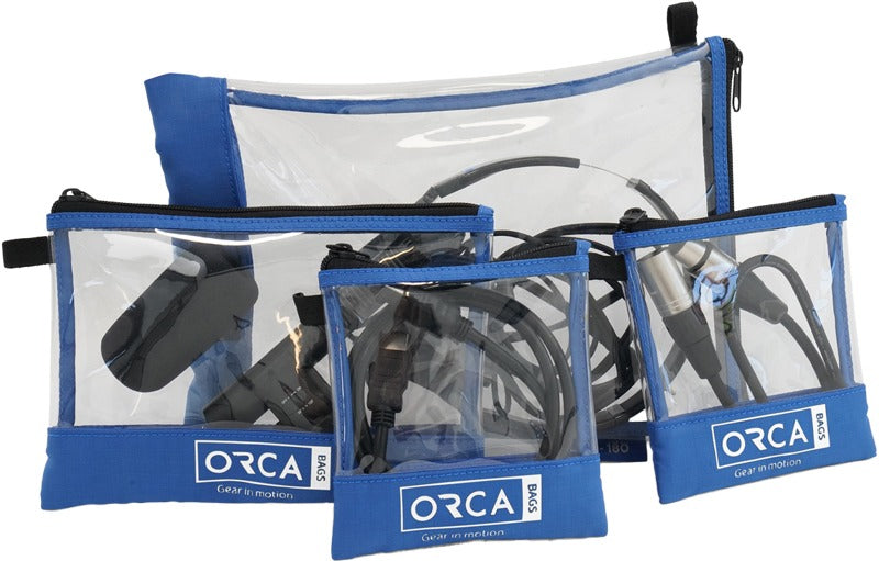 Orca OR-180 Transparent Pouches Set (4 Pouches)