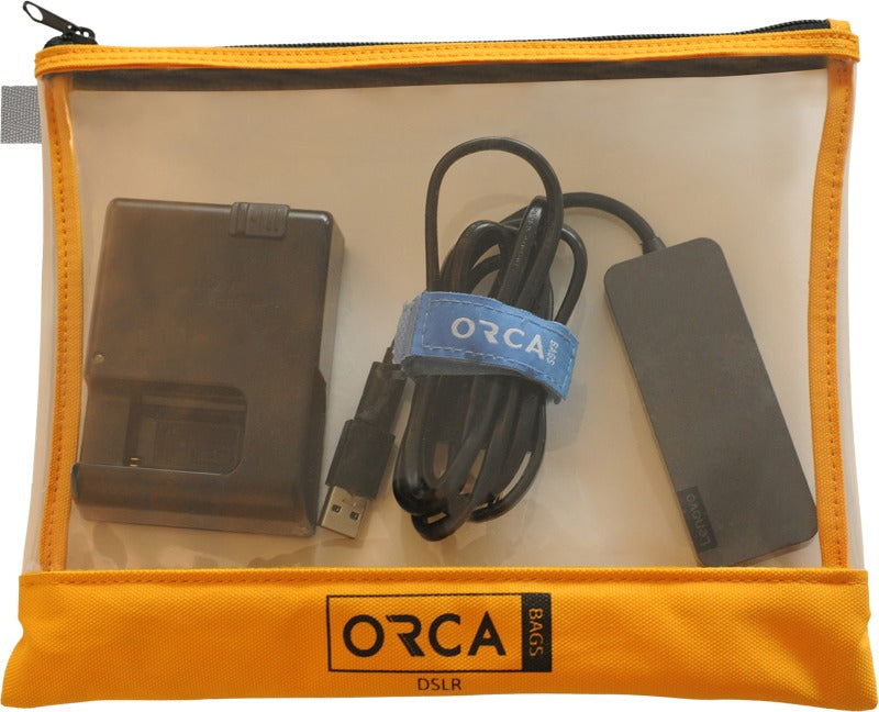Orca OR-599 Transparent pouches Kit for DSLR Accessories (3 pcs)